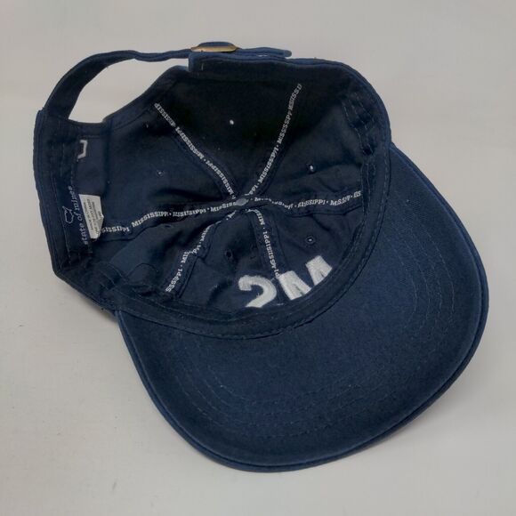 MS Slideback Hat Blue OSFM Adjustable Embroidered 6 Panel State of Mine - Picture 6 of 7